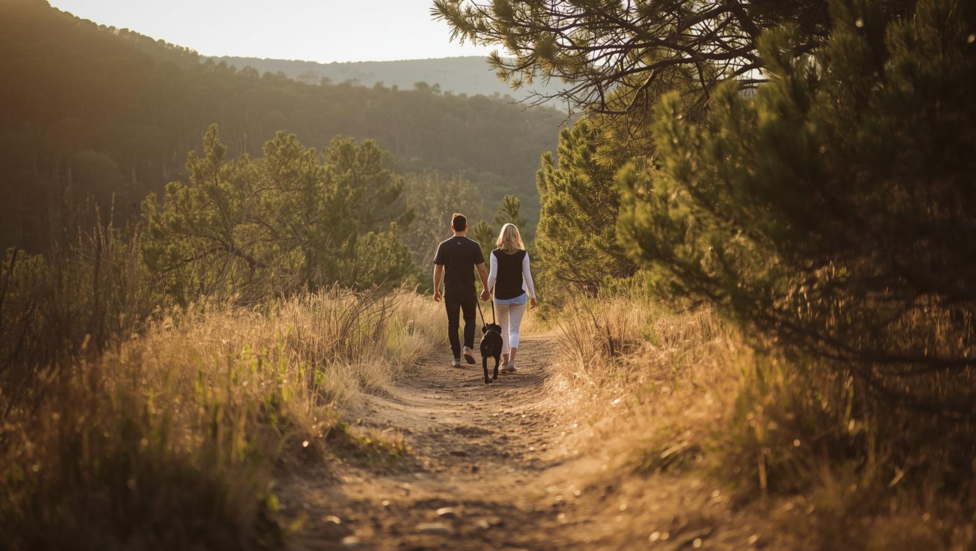 Viajar con perro en España por sendero natural