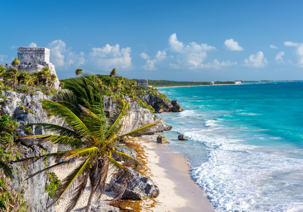 playa paraiso tulum riviera maya mexico